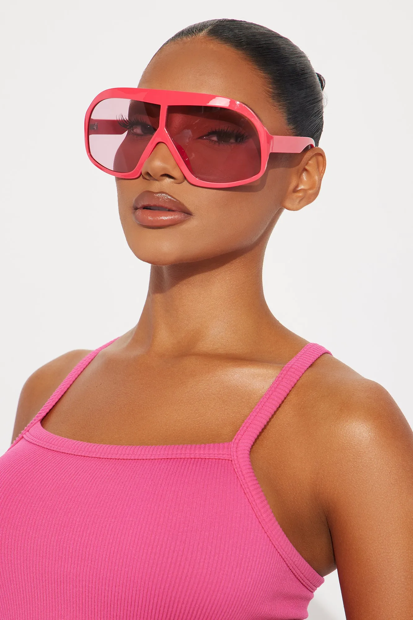 Dreamy Skies Sunglasses - Hot Pink