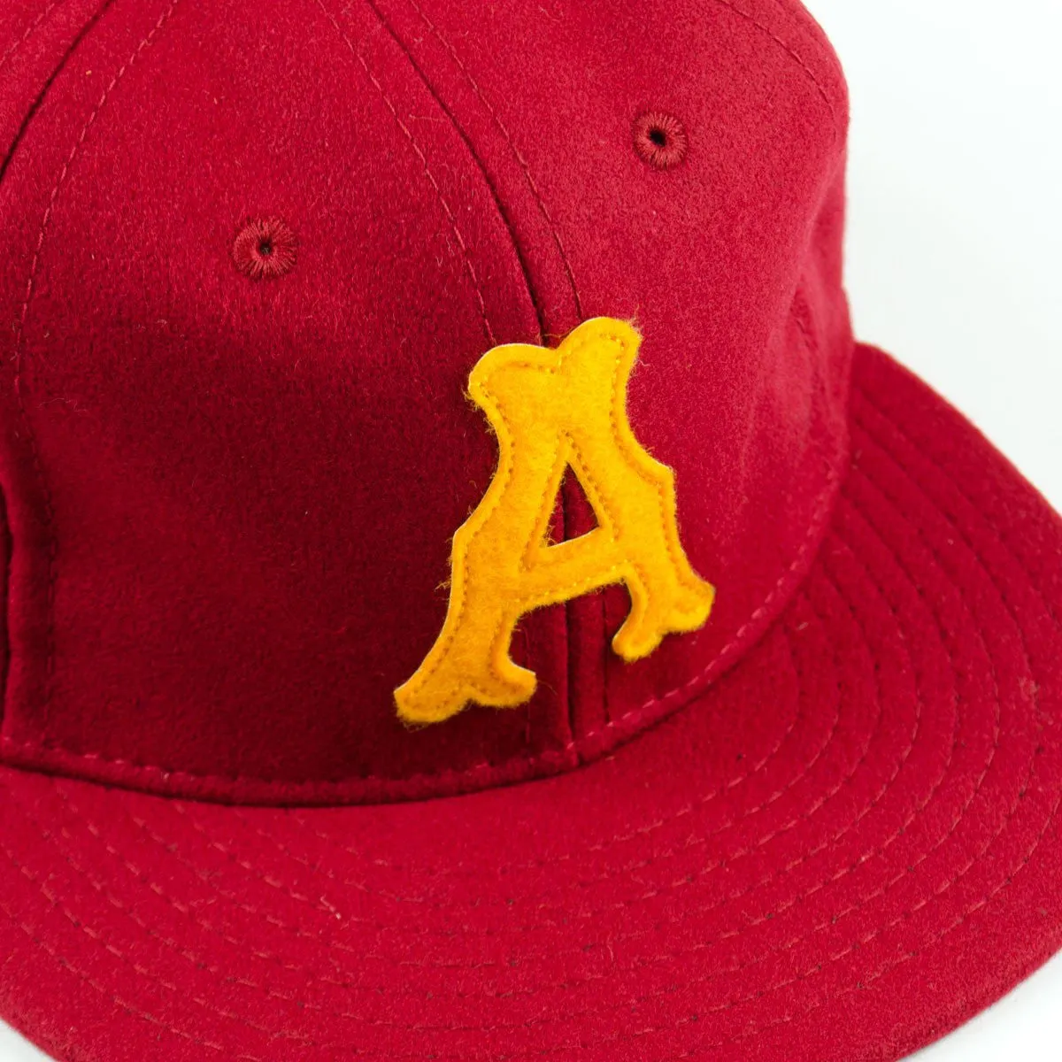 Ebbets - Amarillo Gold Sox 1961 Adjustable Cap - Burgundy Wool