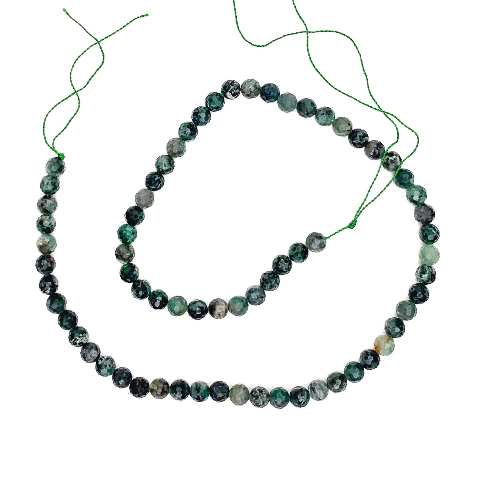 Emerald 6mm Faceted Rounds