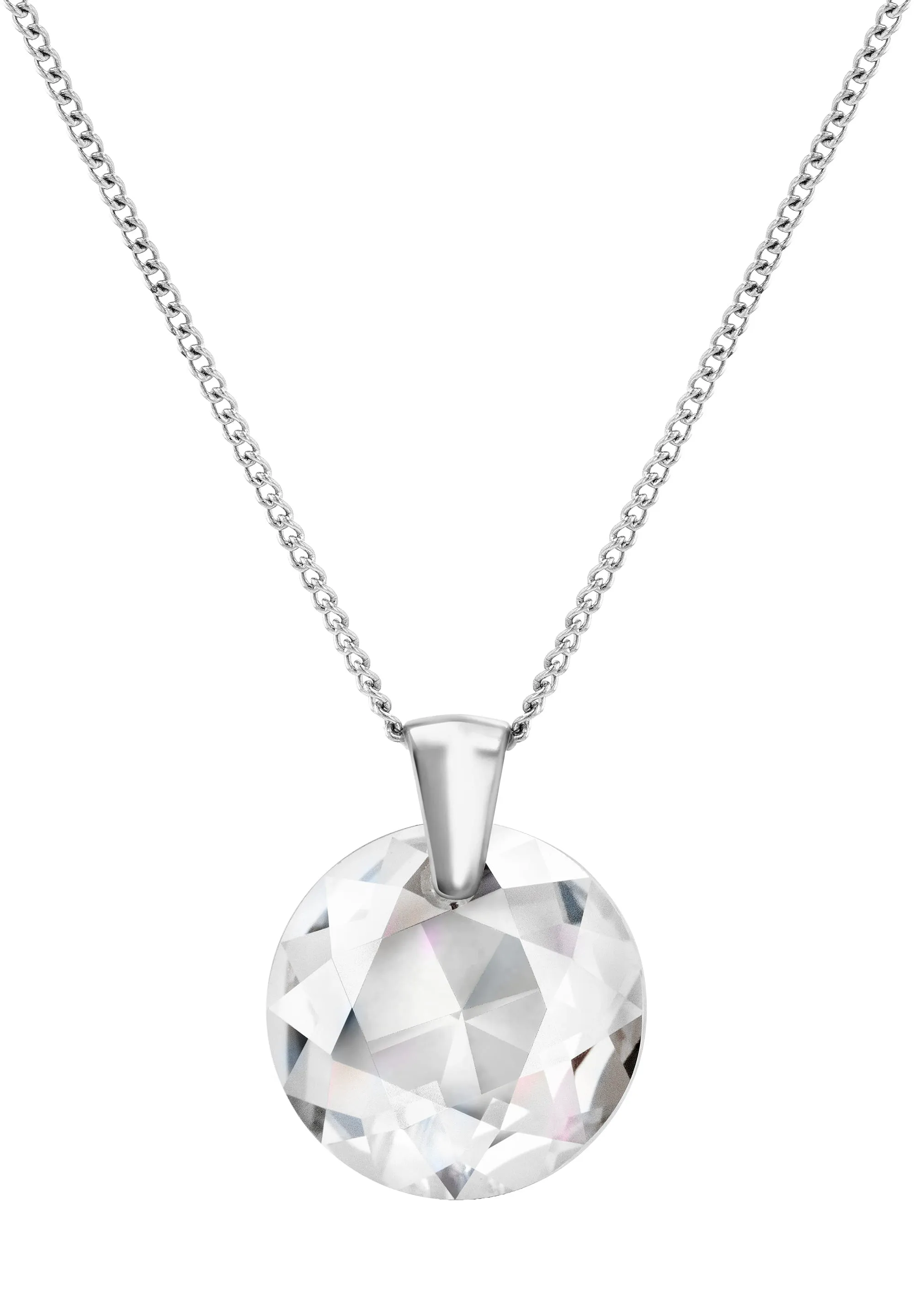 Facet Brilliant Pendant Necklace JS.0044