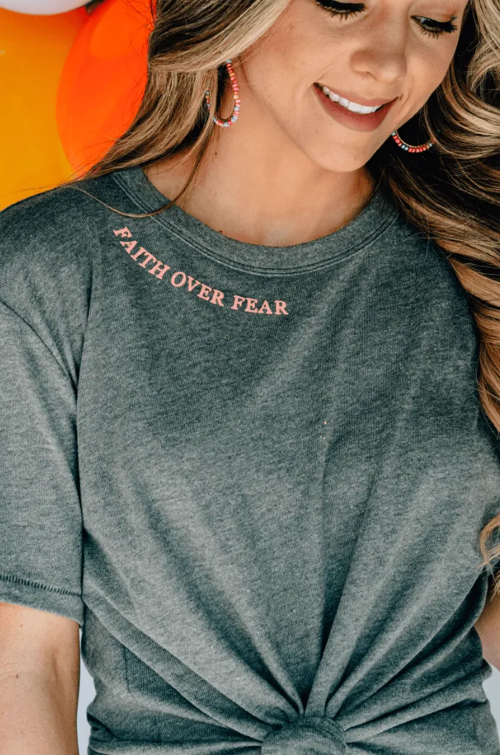 Faith Over Fear Solid Tee - PREORDER