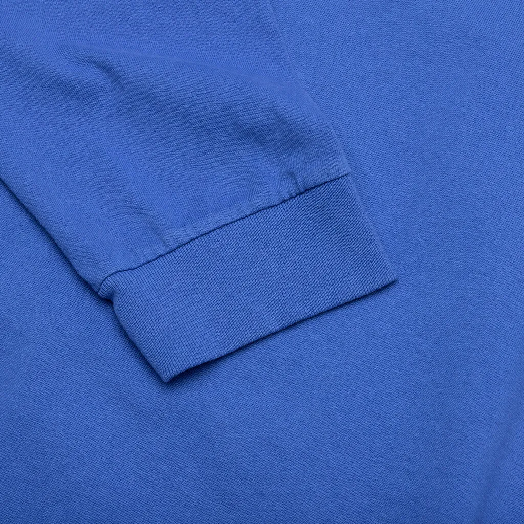 Feature x Wynn Logo Lock Up L/S Tee - Dazzling Blue