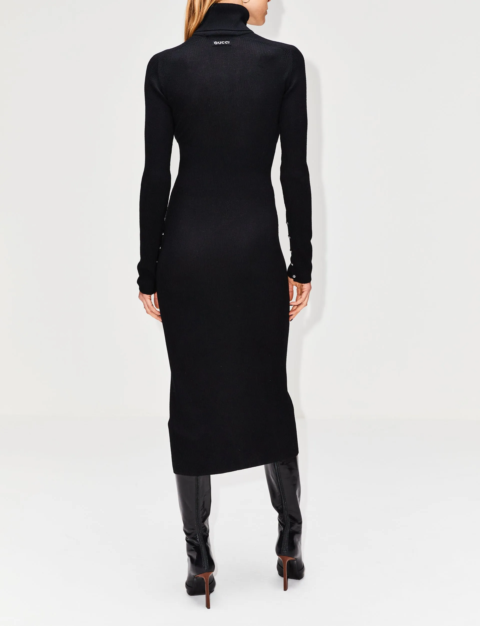 Fine Rib Wool Dress