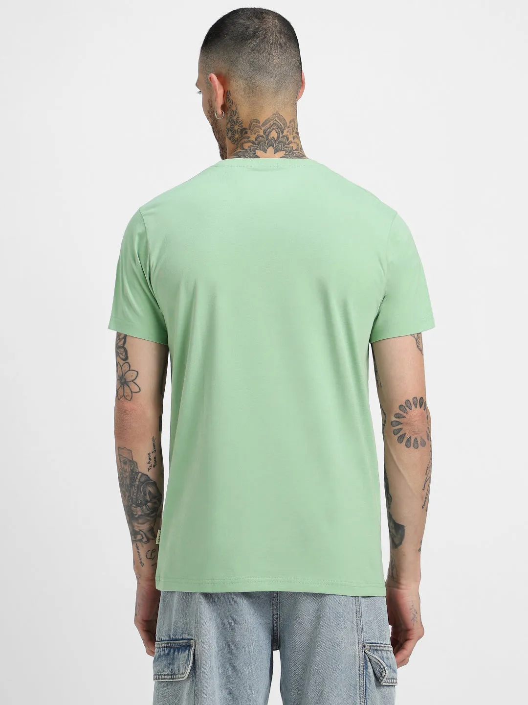 Fog Green Solid Men's Tshirt