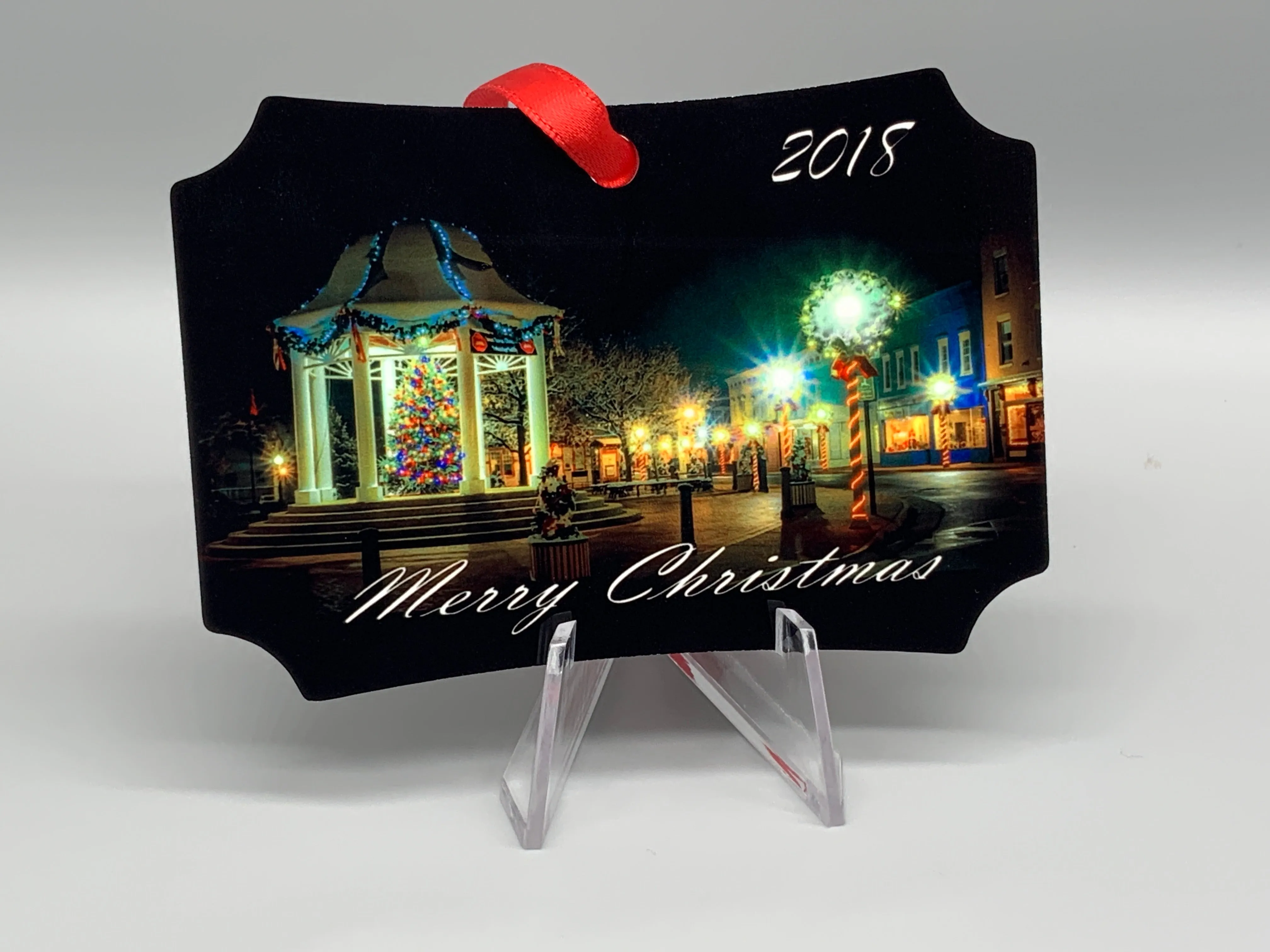 Front Royal At Christmas Metal Photo Ornament 2018