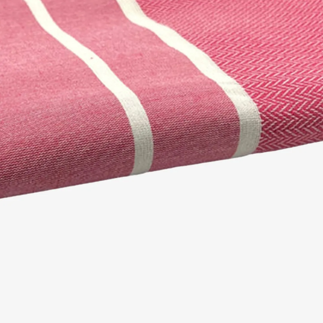 Fuchsia Herringbone Fouta