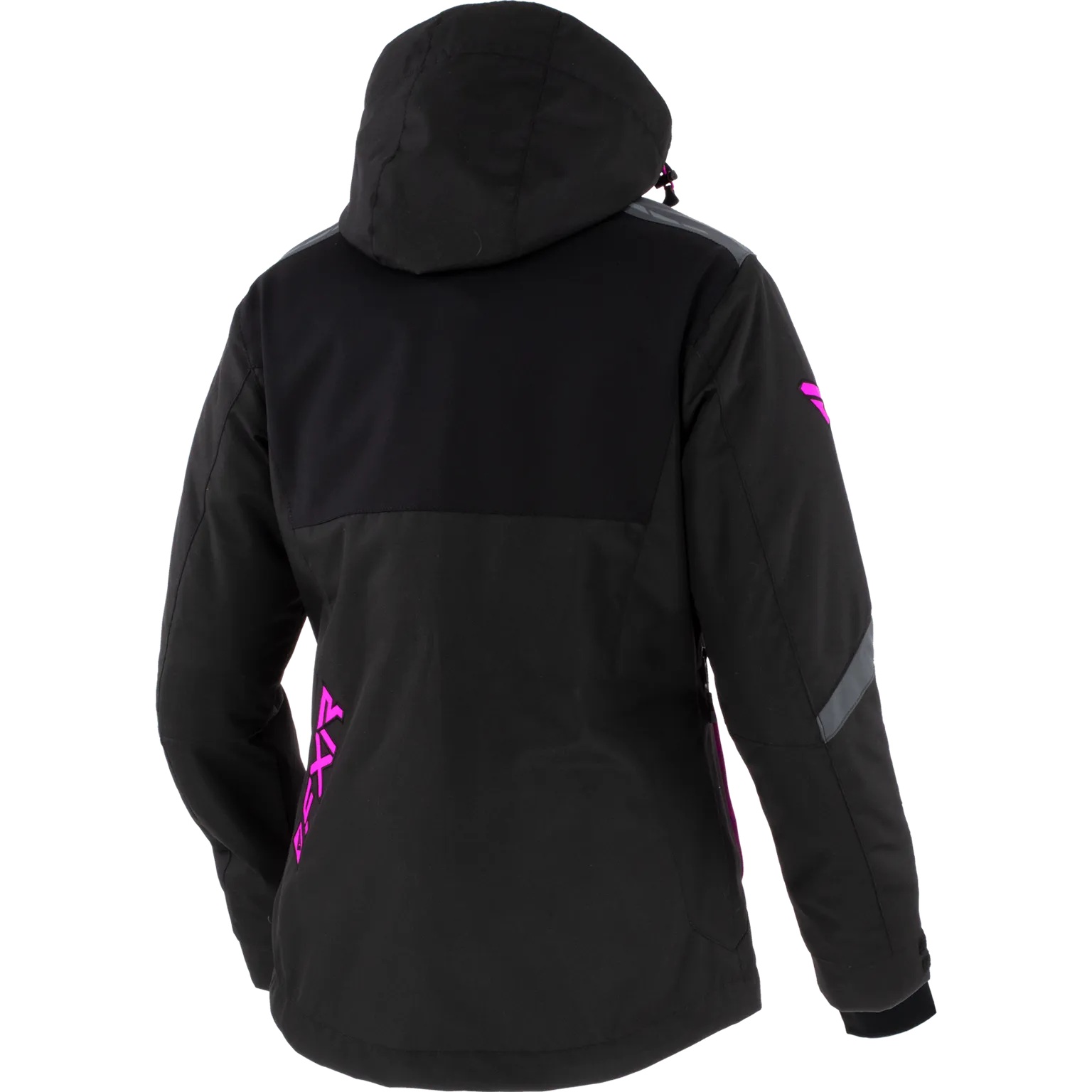 FXR Edge Womens Jacket Black/Char/Fuchsia