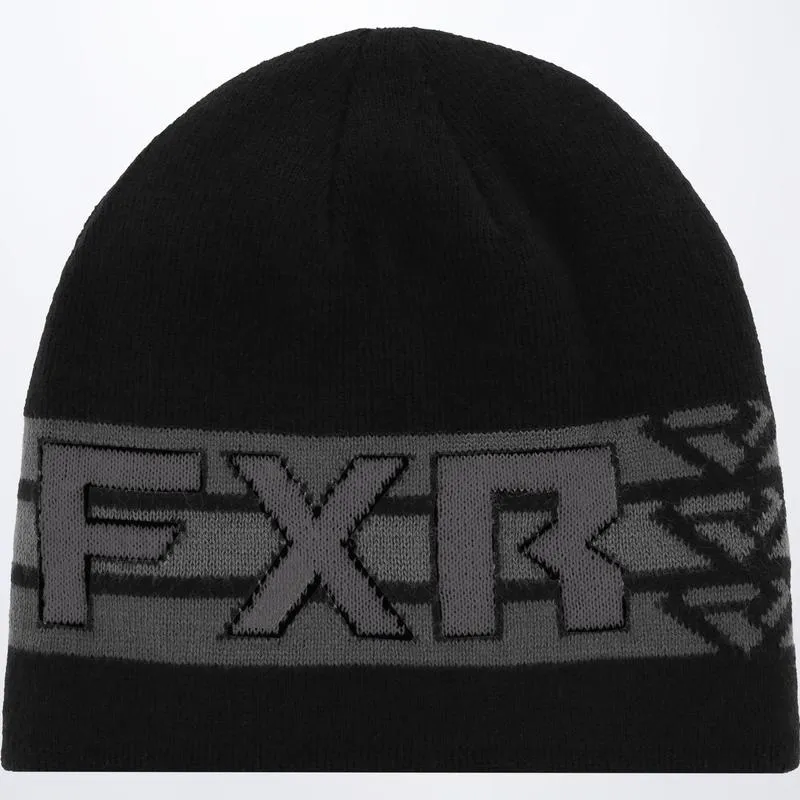 FXR Team Beanie Black/Char