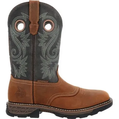 Georgia Men's Carbo Tec Flx 11 Soft Toe Western Work Boot -Brown- GB00620