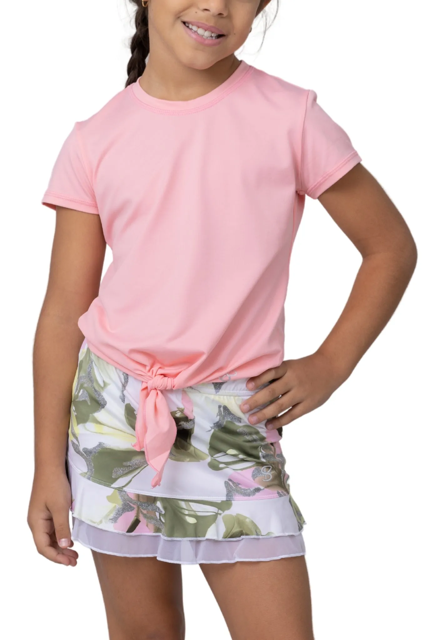 Girl's Short Sleeve Tie - UV Girls