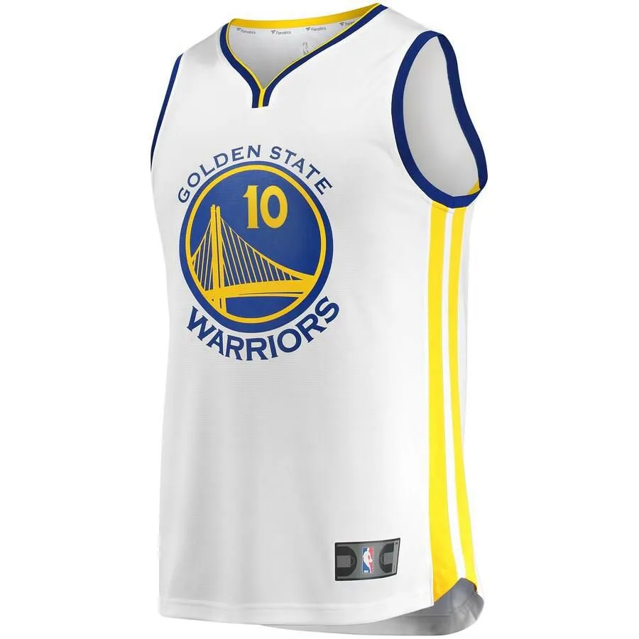 Golden State Warriors Jacob Evans Fanatics Branded Fast Break Player Association Jersey Kids - White | Ireland K3510F5