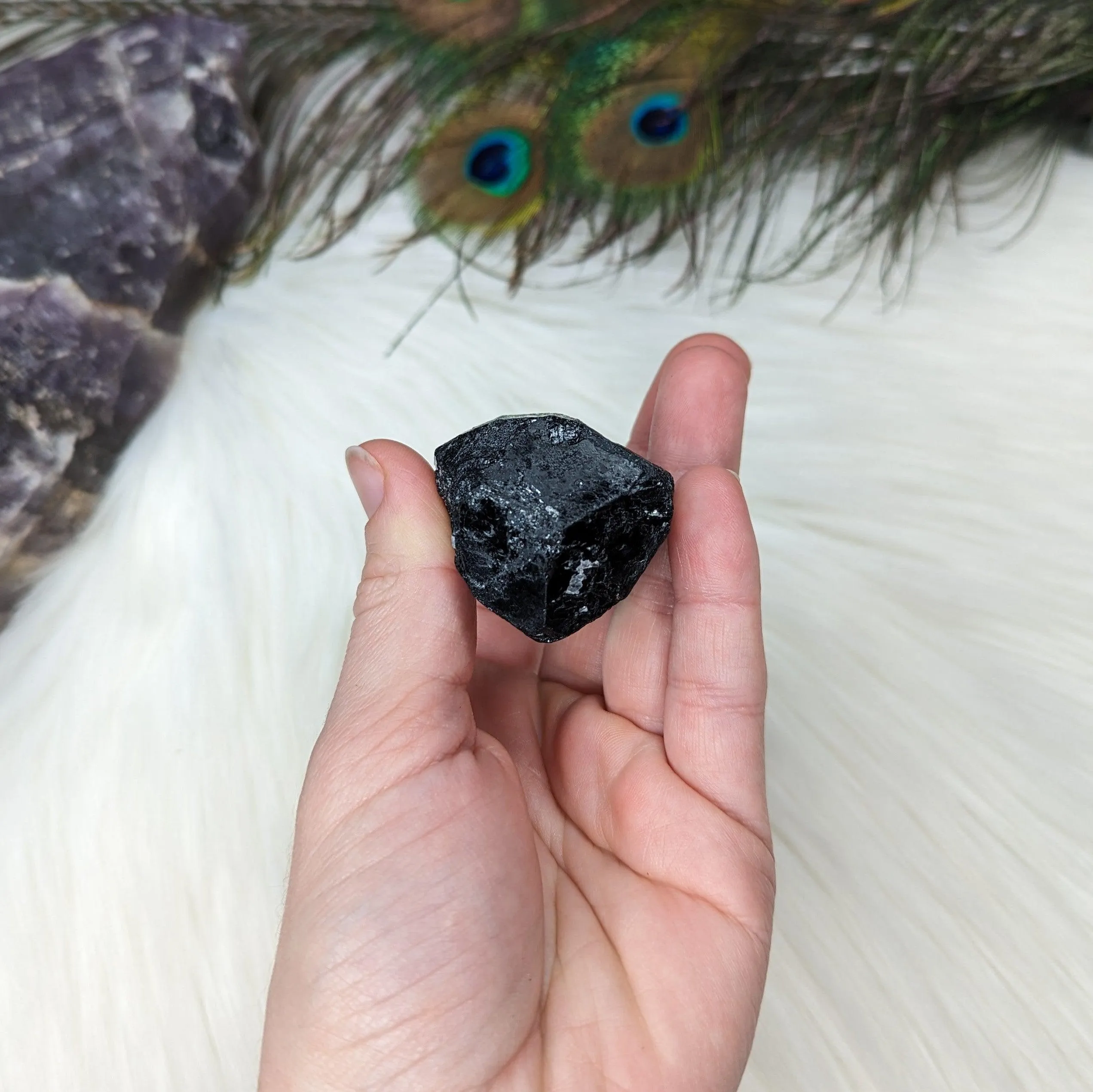 Gorgeous Black Tourmaline AA Gemmy Crystal Specimen