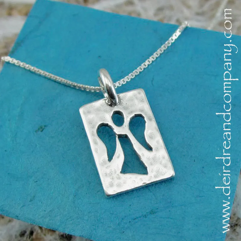 Guardian Angel Sterling Necklace