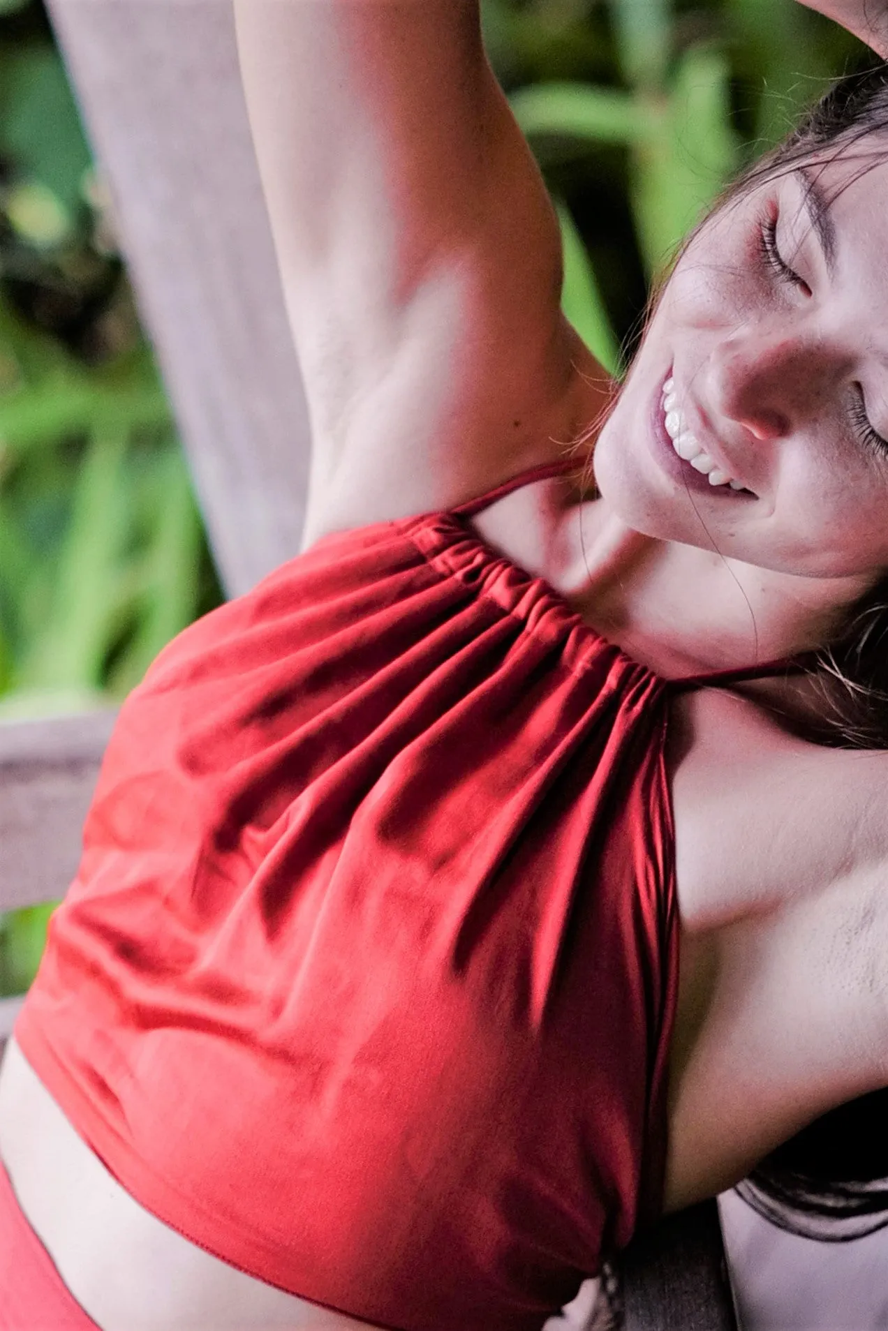 Halter Top in Rust