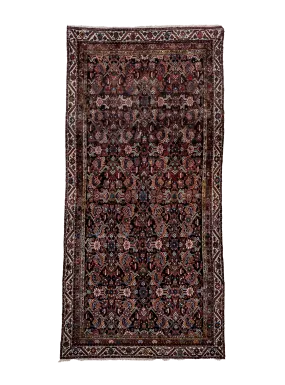 Hamadan Vintage Persian Rug 9’6” x 4’6”