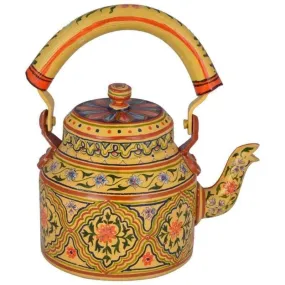 Hand-painted Unique Kaushalam Teapot: Shekhawati