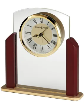 Howard Miller Winfield Tabletop Alarm Clock - Gold-Tone - Arched Glass