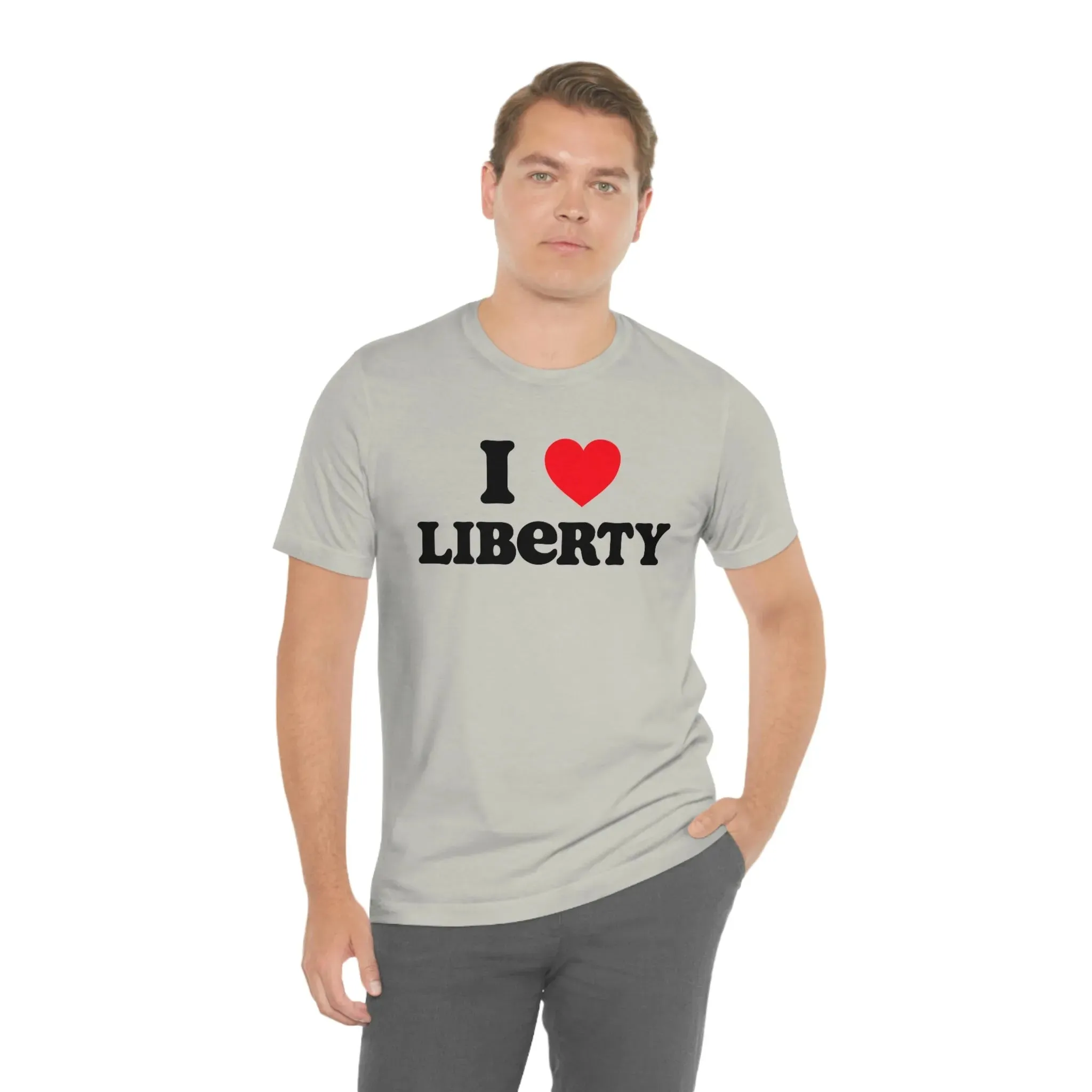 I Heart Liberty Unisex Jersey Short Sleeve Tee