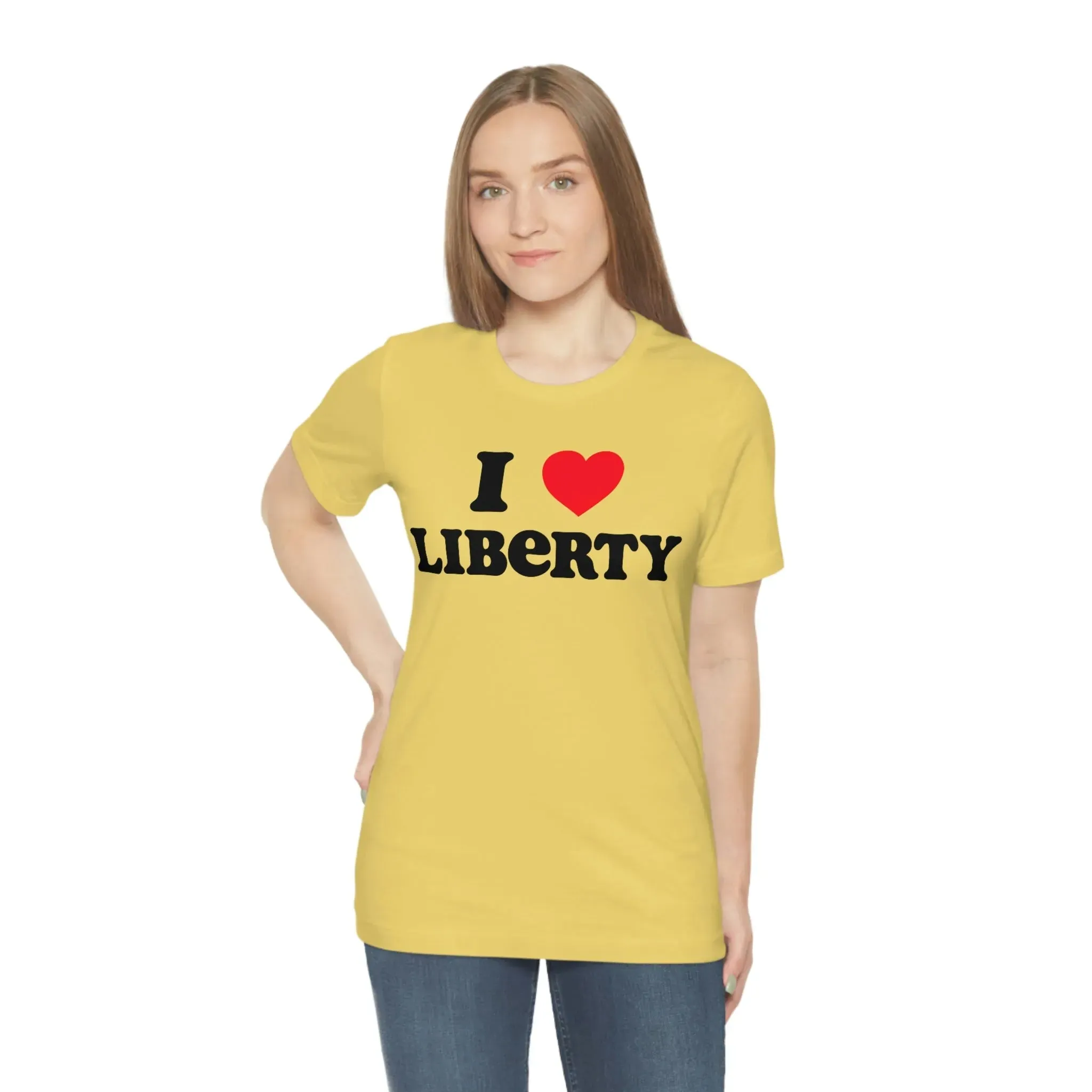 I Heart Liberty Unisex Jersey Short Sleeve Tee