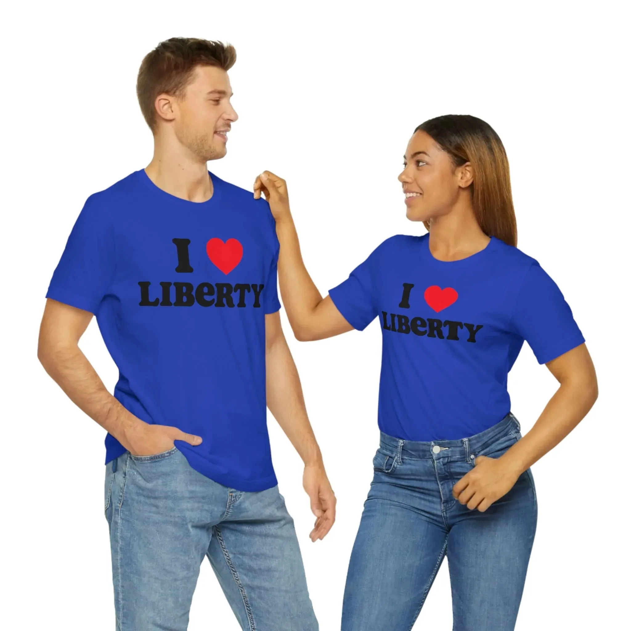 I Heart Liberty Unisex Jersey Short Sleeve Tee