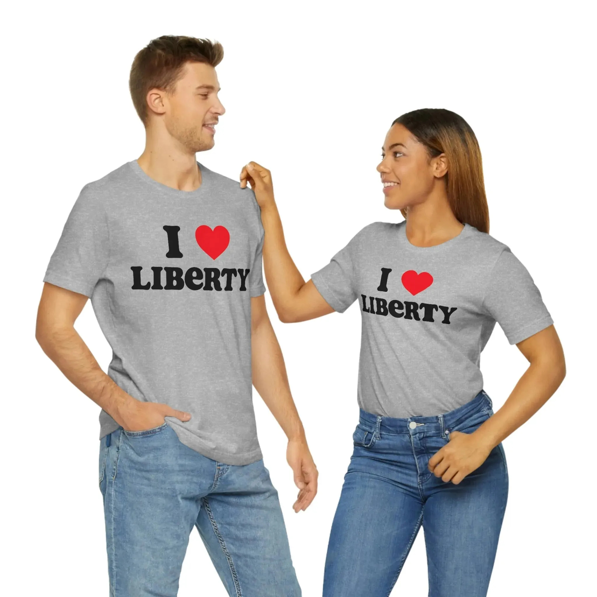 I Heart Liberty Unisex Jersey Short Sleeve Tee