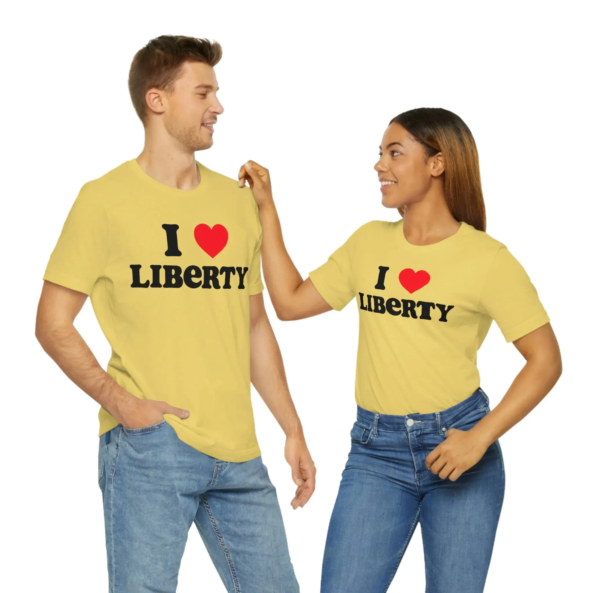 I Heart Liberty Unisex Jersey Short Sleeve Tee