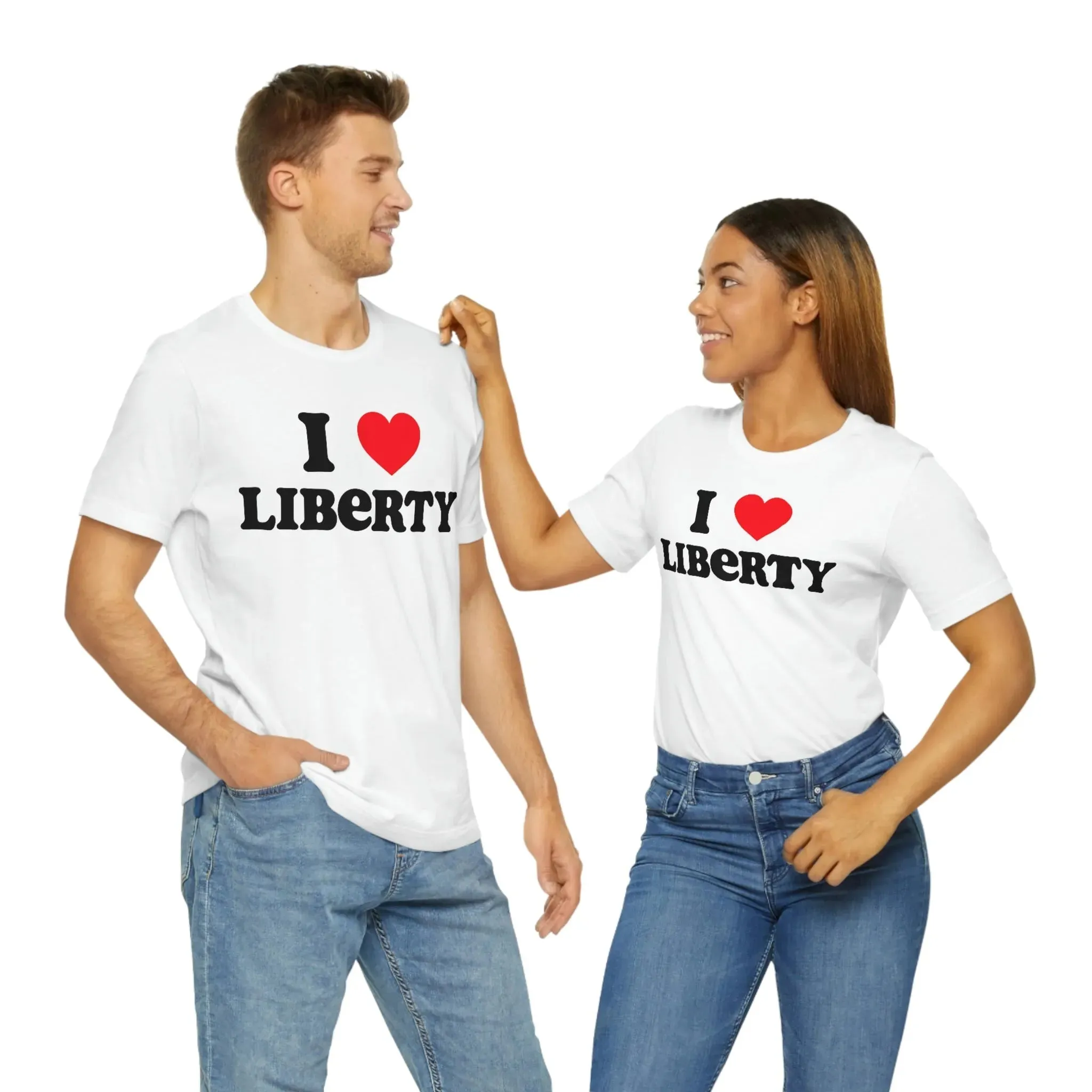 I Heart Liberty Unisex Jersey Short Sleeve Tee