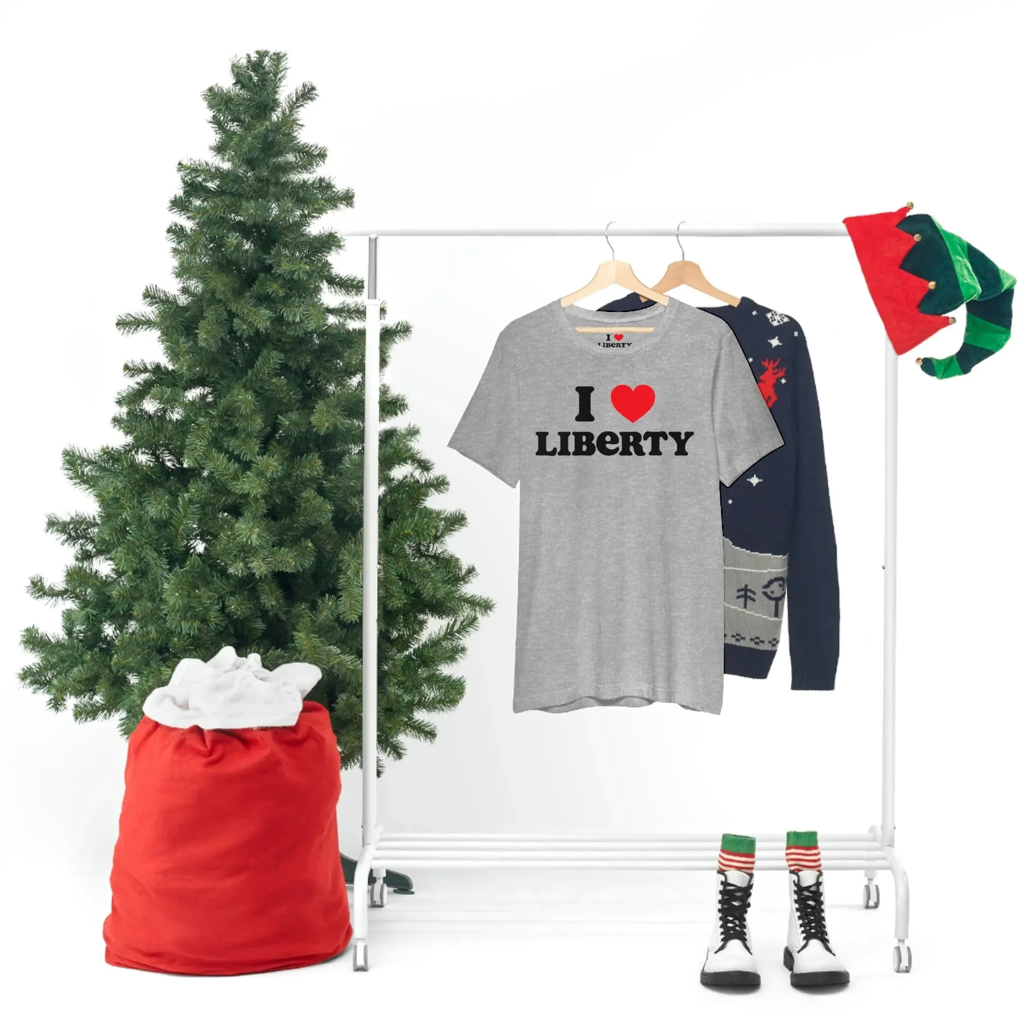 I Heart Liberty Unisex Jersey Short Sleeve Tee