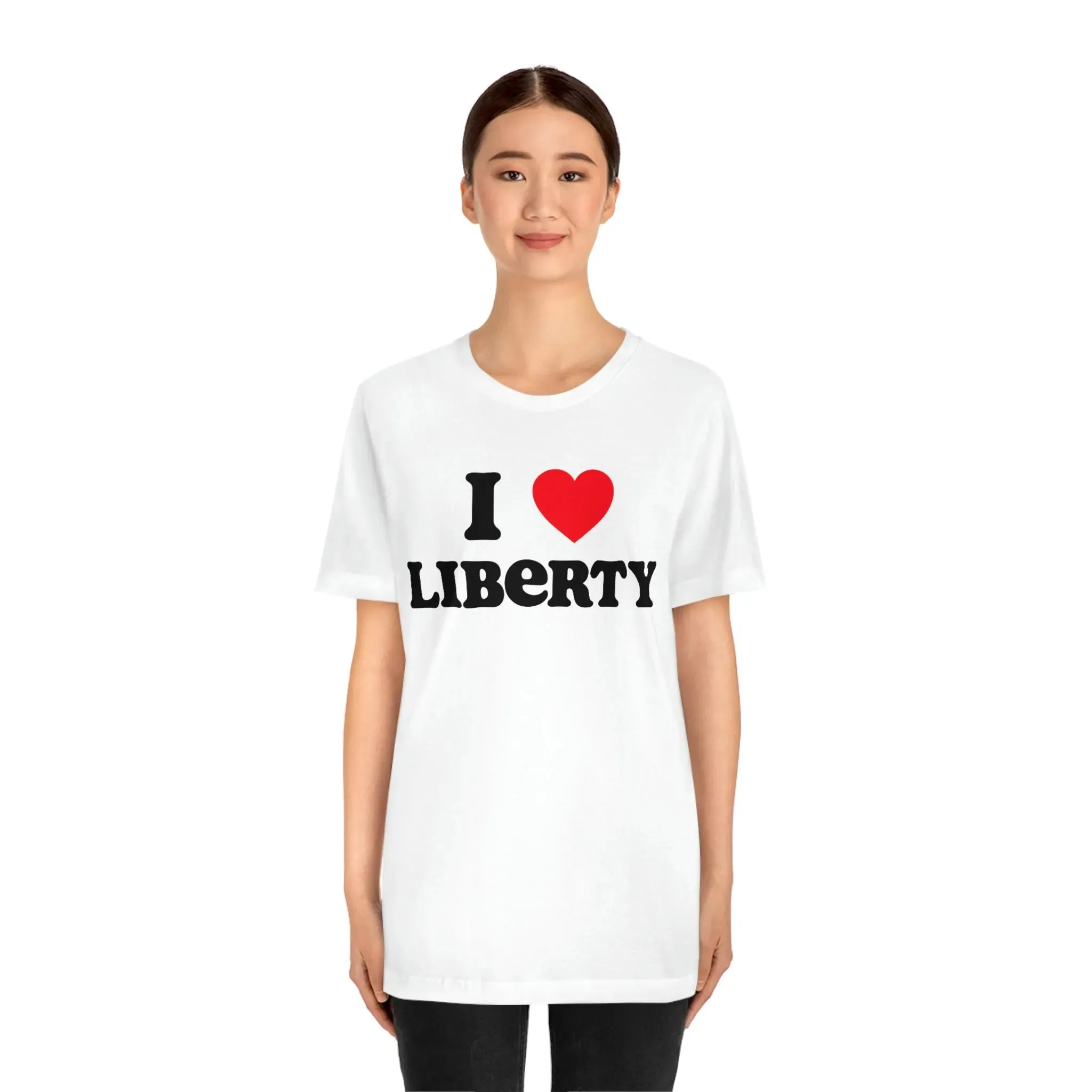 I Heart Liberty Unisex Jersey Short Sleeve Tee