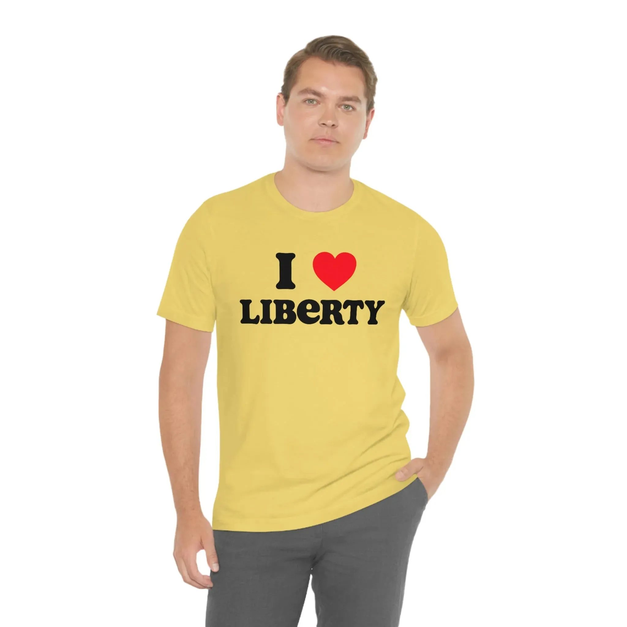 I Heart Liberty Unisex Jersey Short Sleeve Tee