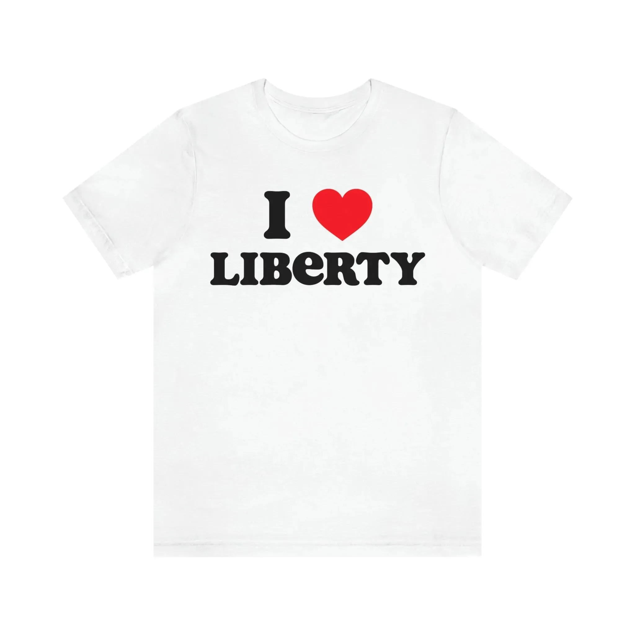 I Heart Liberty Unisex Jersey Short Sleeve Tee