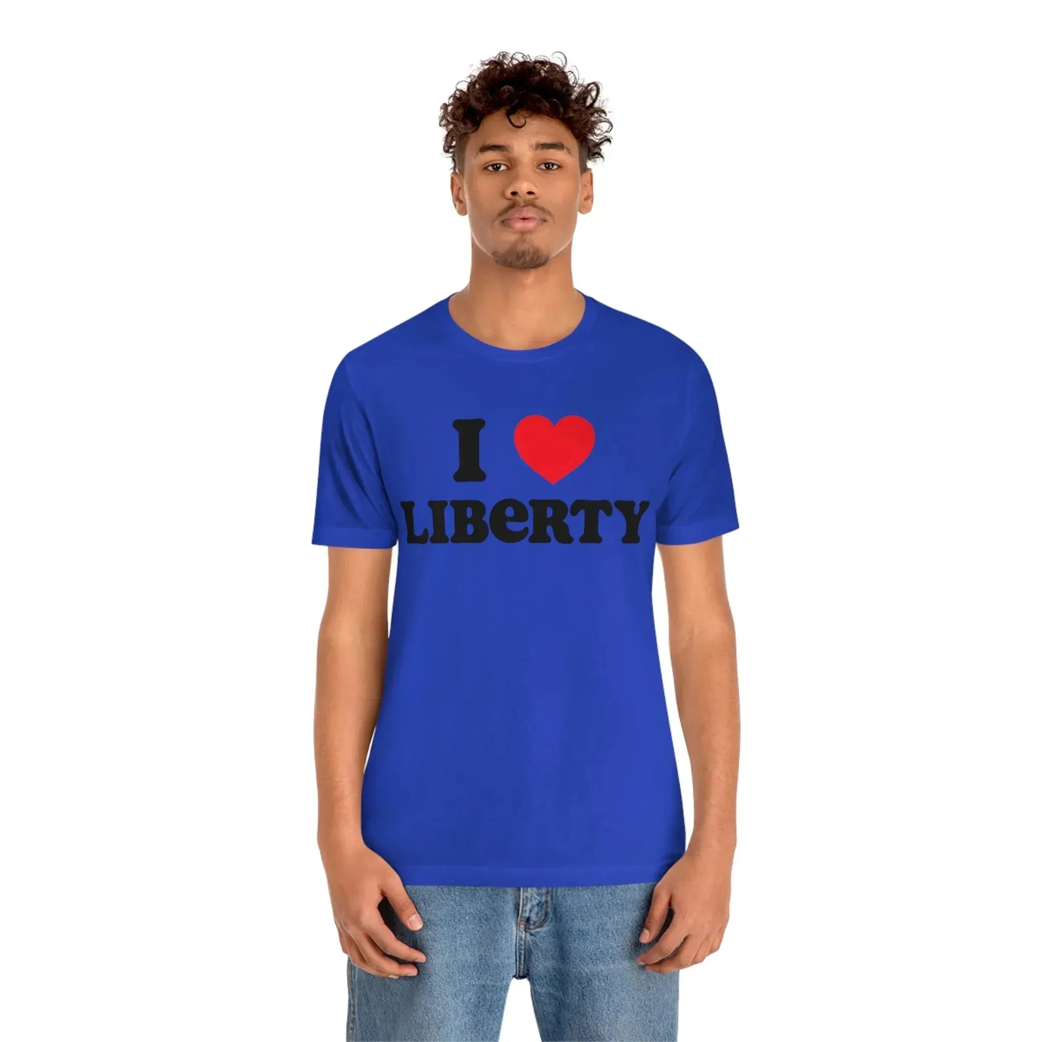 I Heart Liberty Unisex Jersey Short Sleeve Tee