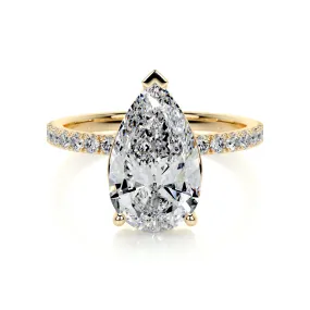 Jenny Lab Grown Diamond Ring -18K Yellow Gold