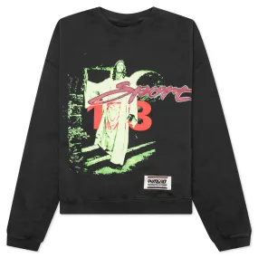 Jesus Sport Crewneck - Vintage Black