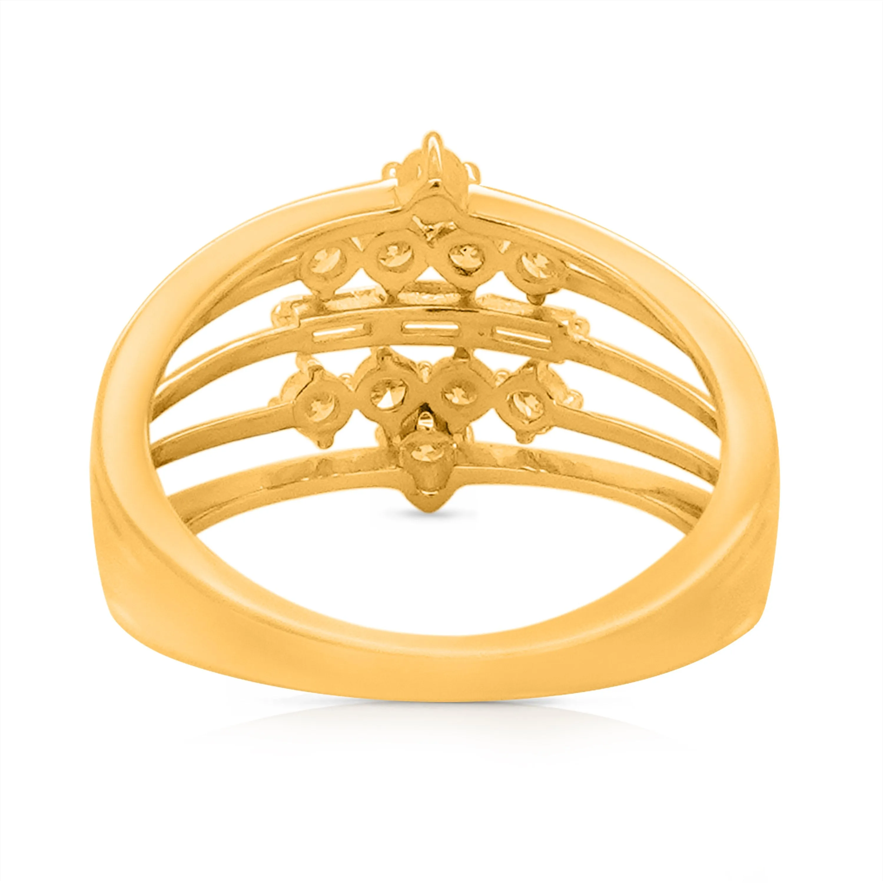 Kallati Eternal Diamond Ring in 14K Yellow Gold