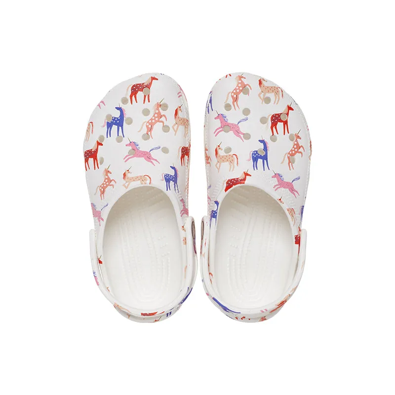 Kid's Preschool Classic Print Clog Unicorn