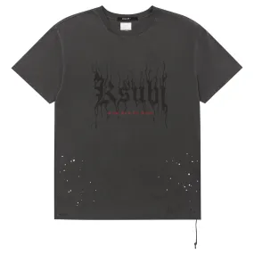 Ksubi x ASAP TyY Biggie S/S Tee - Faded Black