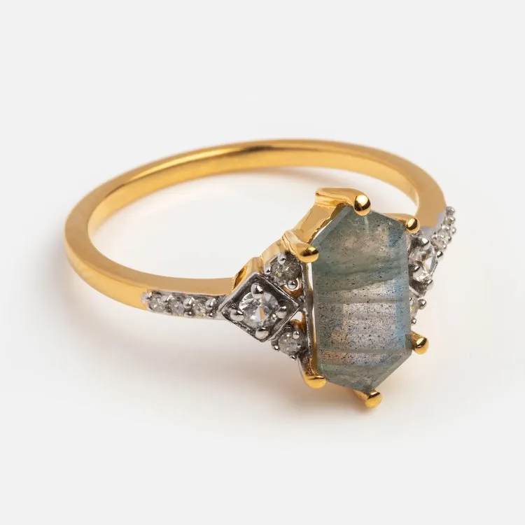 Labradorite Claudette Ring