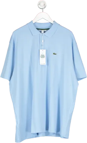 Lacoste Blue Regular Fit organic stretch Cotton Polo Shirt UK 4XL