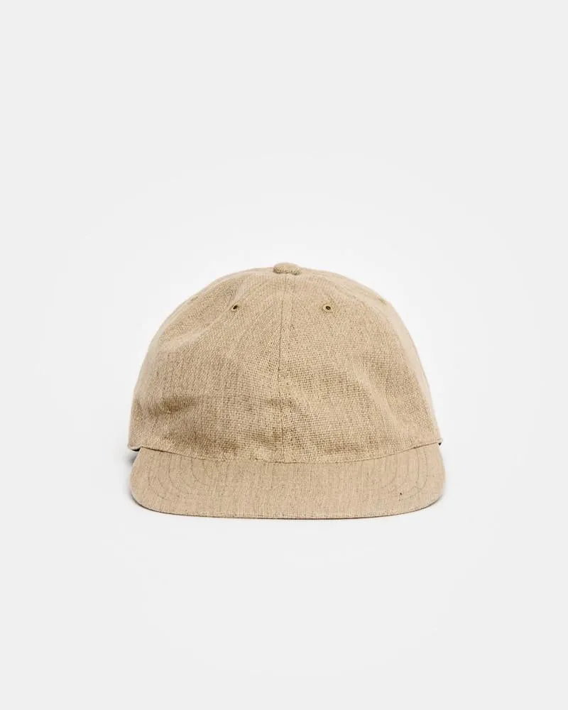 Leather Strap Cap in Tan