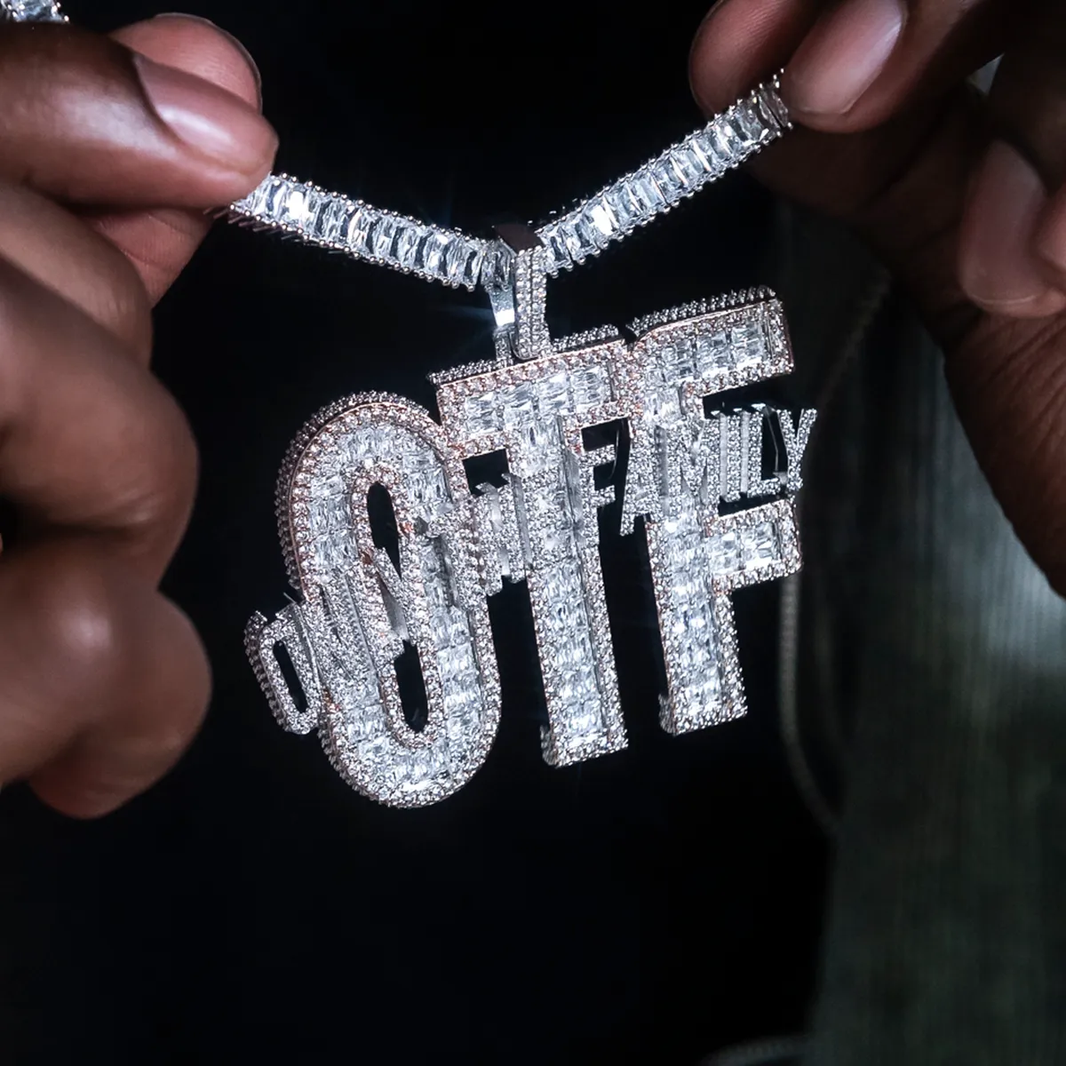 Lil Durk OTF Baguette Pendant