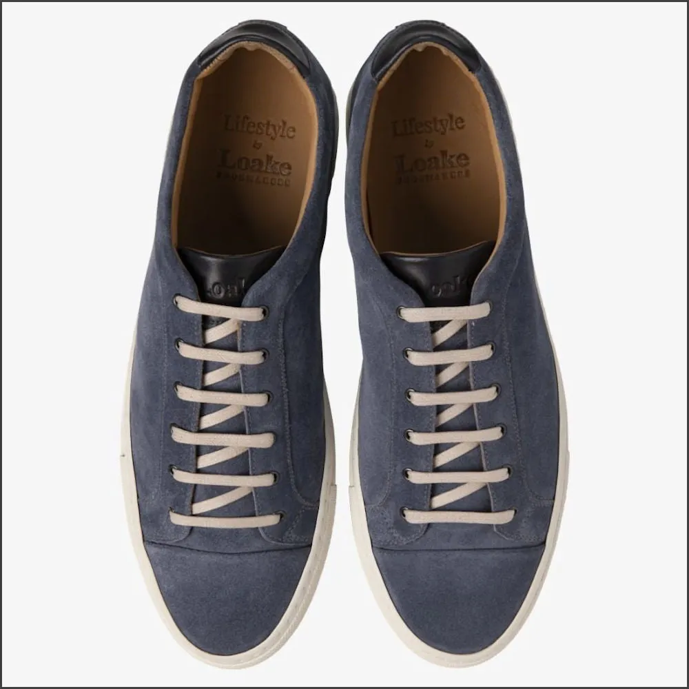 Loake Dash Light Blue Suede Sneaker Size 43 & 45 only*