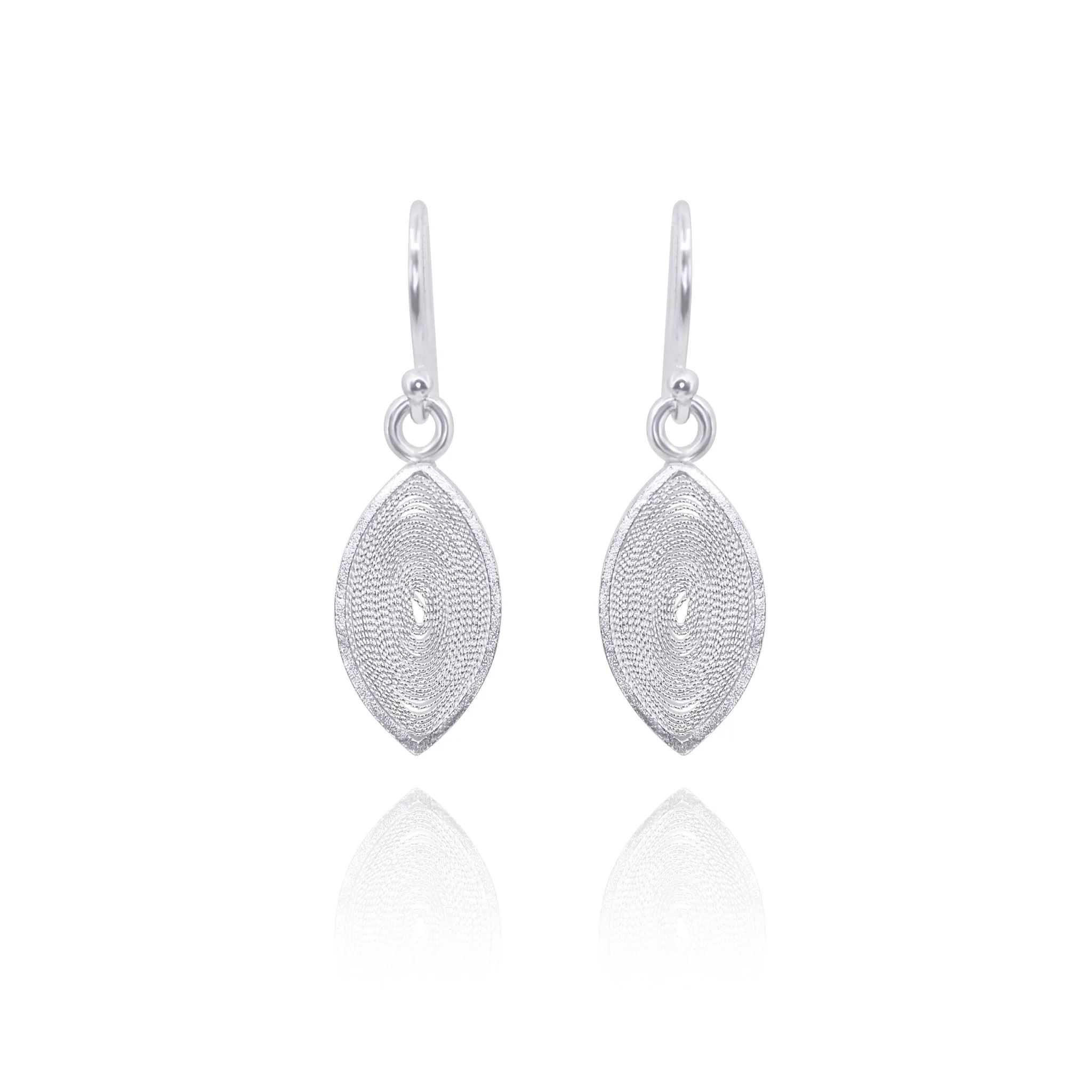 MABELY SILVER SMALL EARRINGS FILIGREE