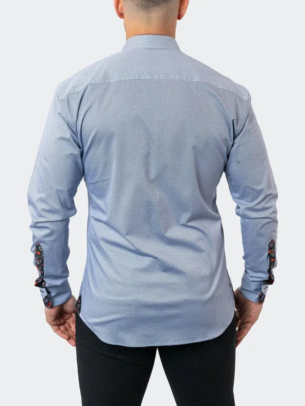 Maceoo Stretch Shirt | Einstein StretchParallel96 Blue