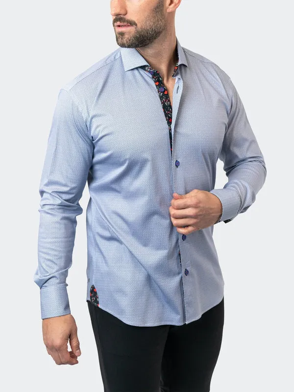 Maceoo Stretch Shirt | Einstein StretchParallel96 Blue