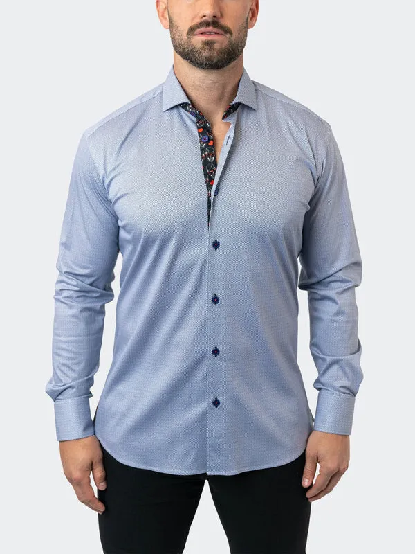 Maceoo Stretch Shirt | Einstein StretchParallel96 Blue