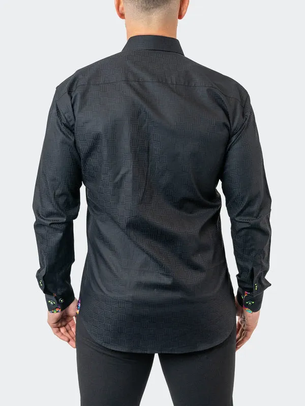 Maceoo Stretch Shirt | Fibonacci Lego 09 Black