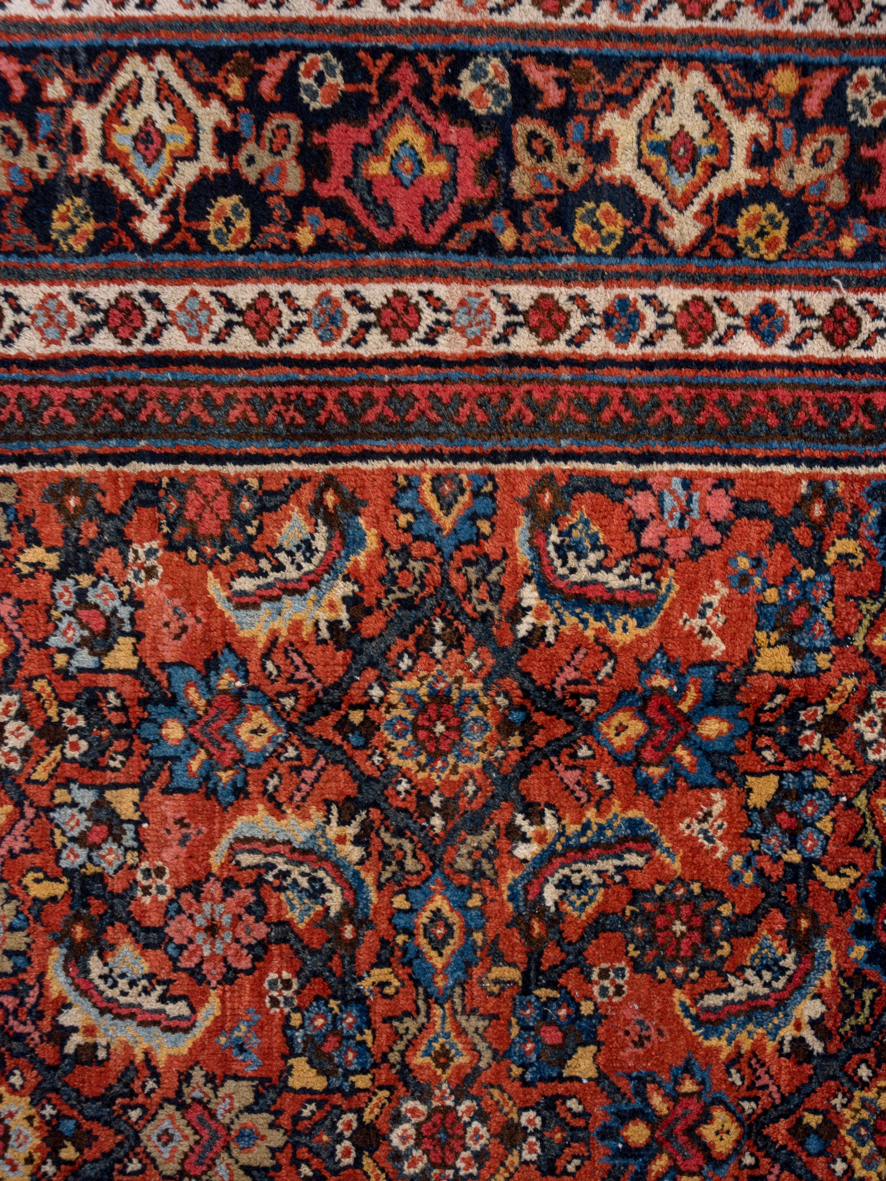 Mahal Vintage Persian Rug 10’8” x 7’9”