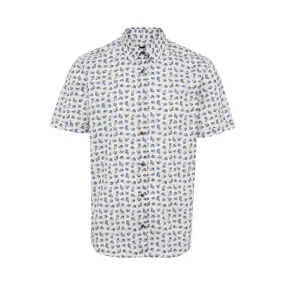 Matinique Shell Print Shirt Grey