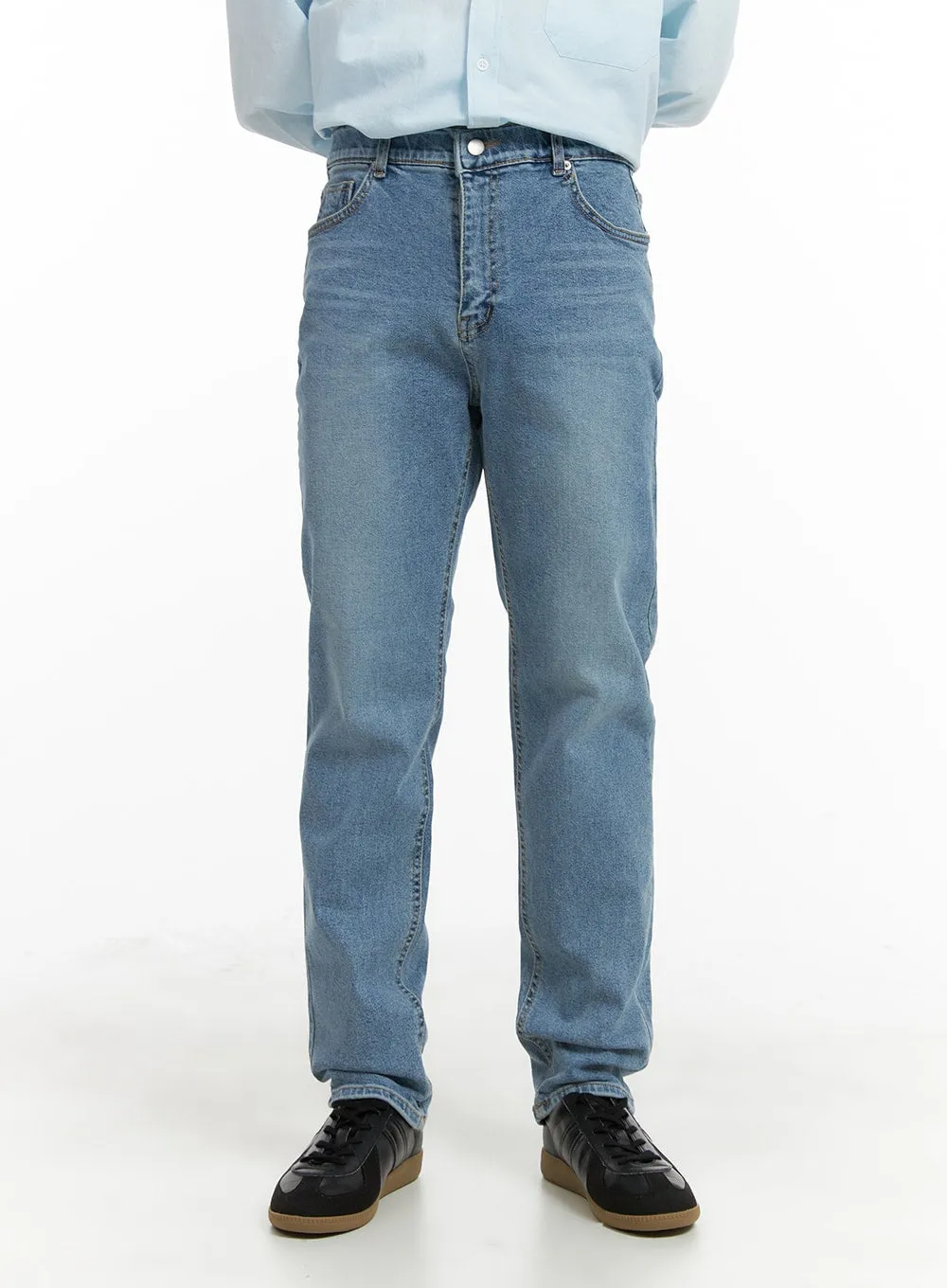 Men's Classic Straight Leg Denim Jeans IA401